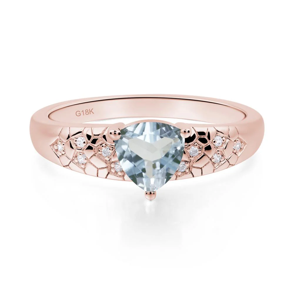 Aquamarine Cracked Ring - Image 8