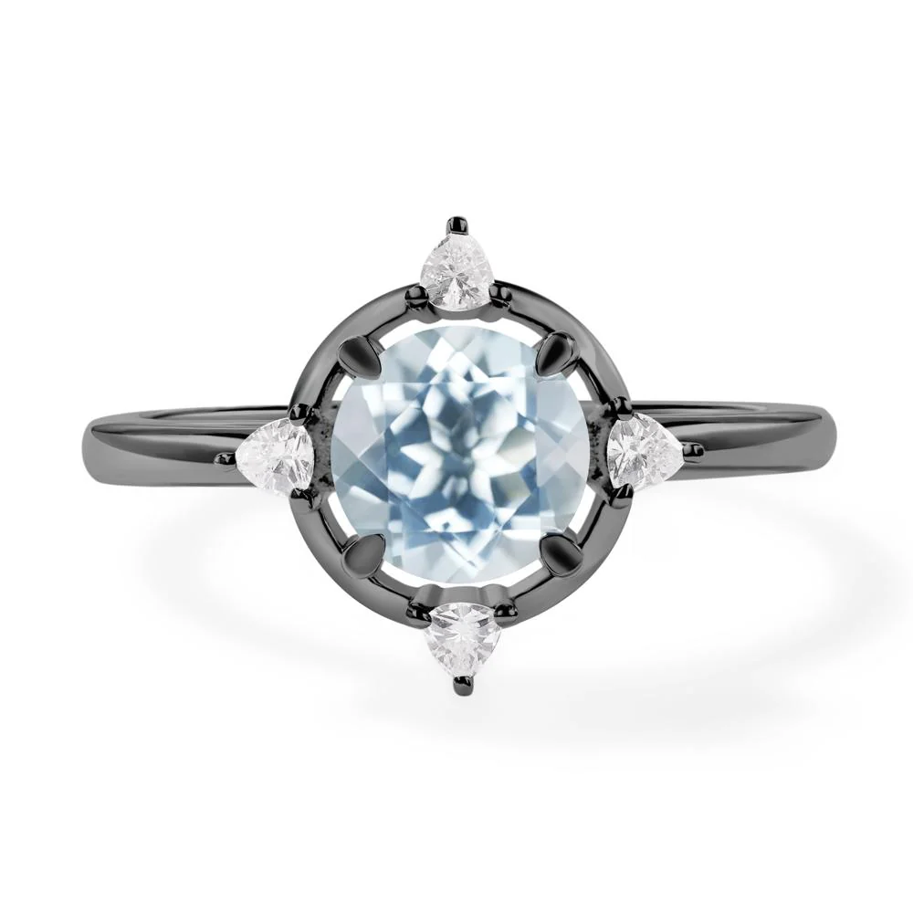 Aquamarine North Star Ring - Image 3