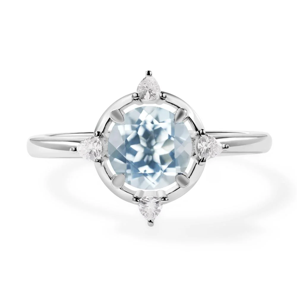 Aquamarine North Star Ring - Image 4