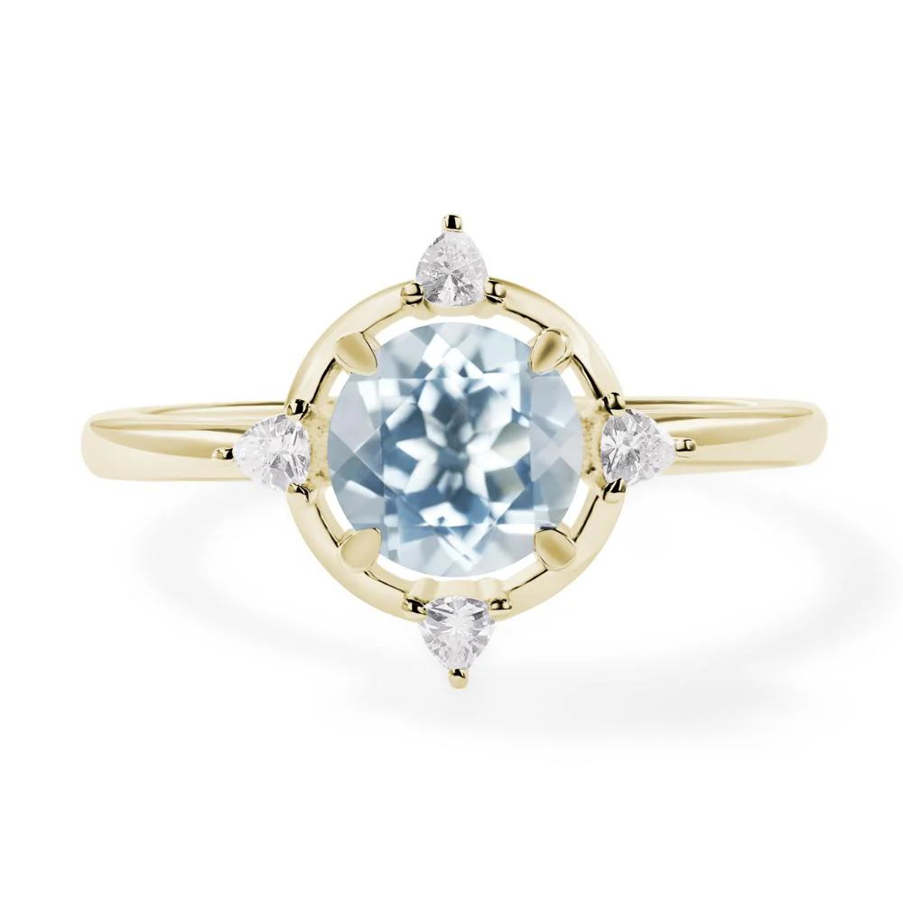 Aquamarine North Star Ring - Image 5