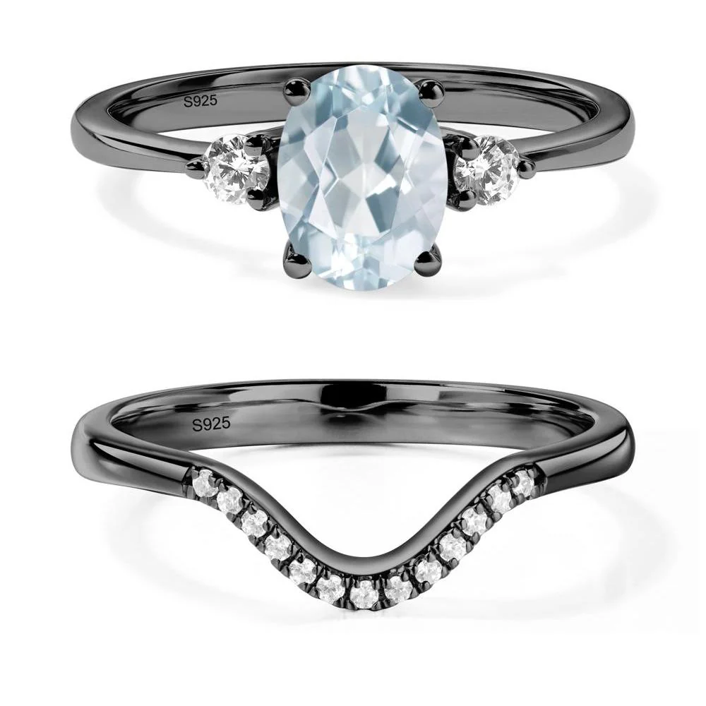 Trilogy Oval Aquamarine Ring - Image 23