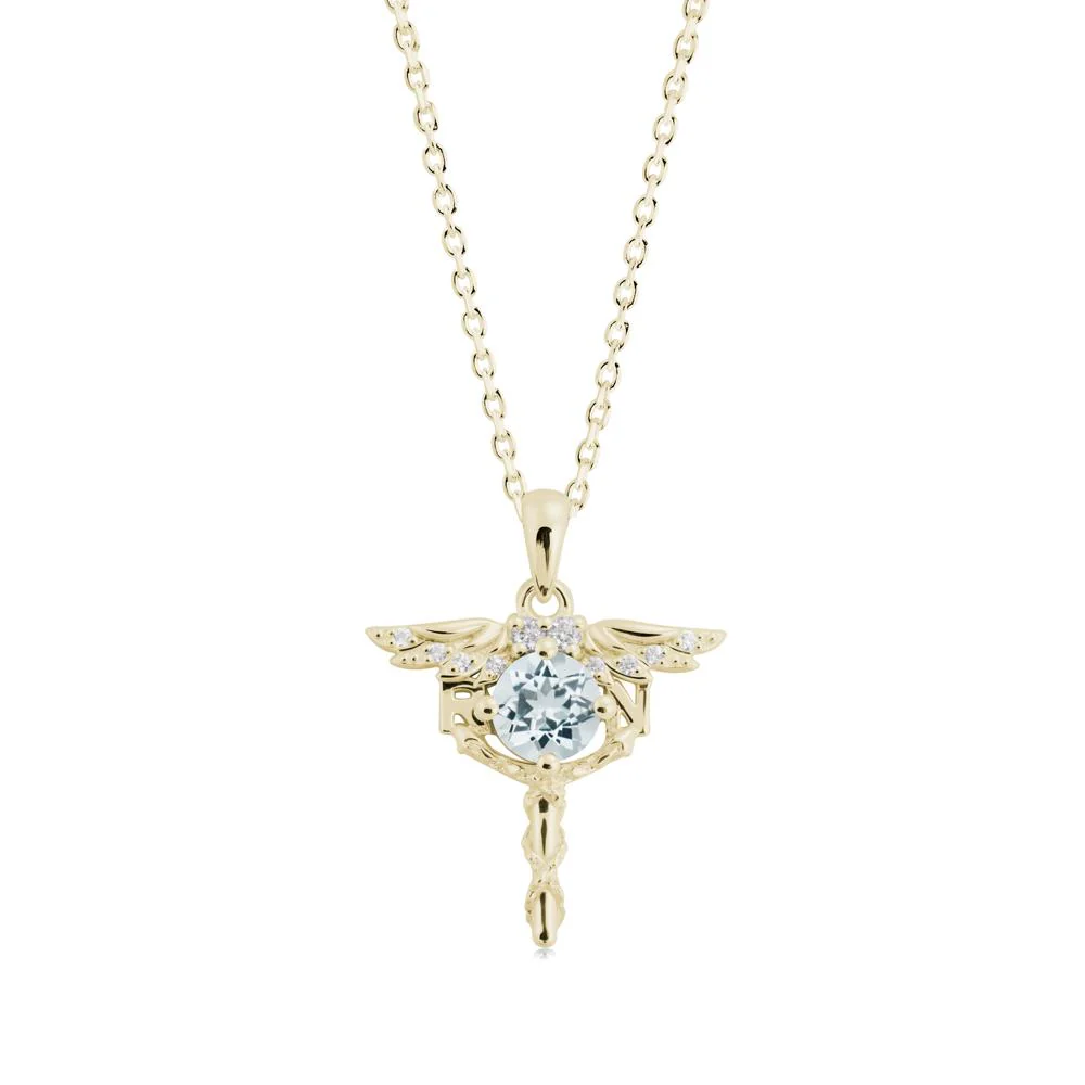 Aquamarine Rn Nurse Necklace - Image 7