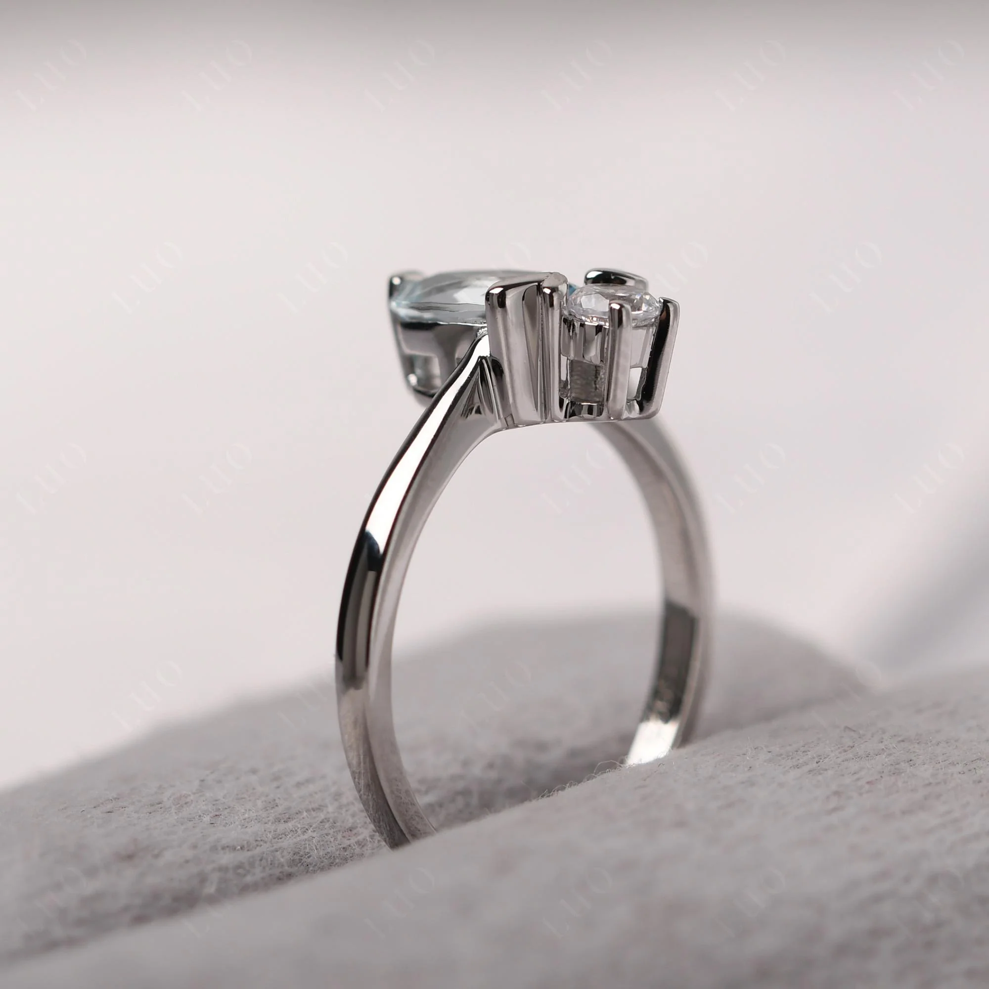 Aquamarine Bumble Bee Ring - Image 13