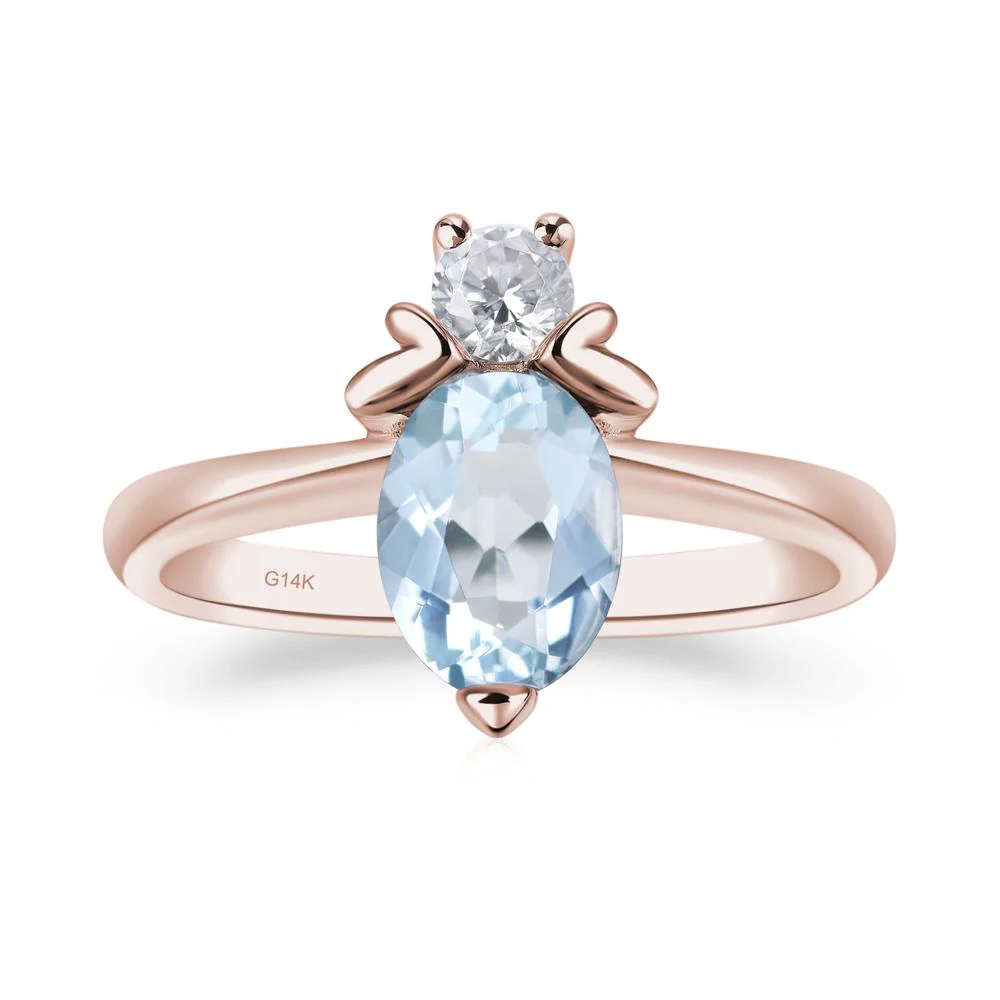 Aquamarine Bumble Bee Ring - Image 5
