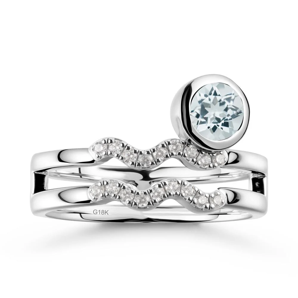 Aquarius Zodiac Aquamarine Ring -Innovative and Unique - Image 6