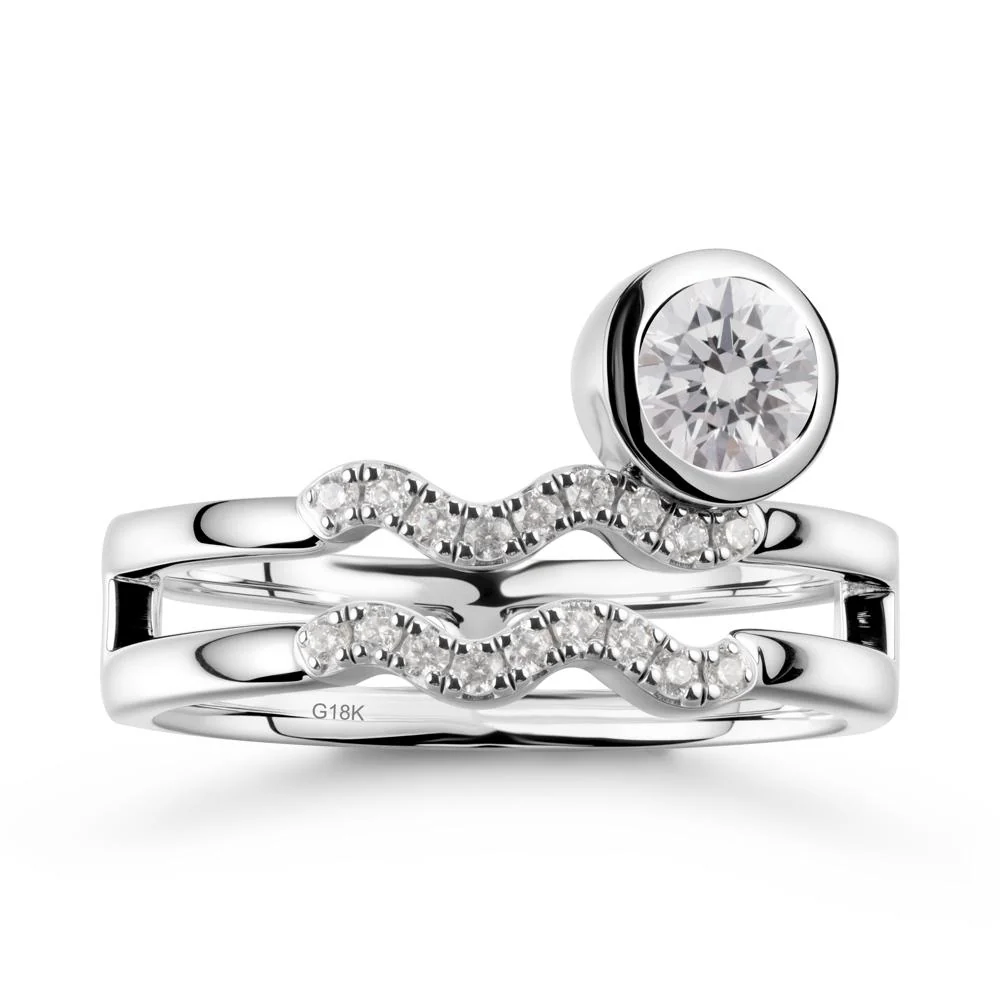 Aquarius Zodiac Diamond Ring -Innovative and Unique - Image 5