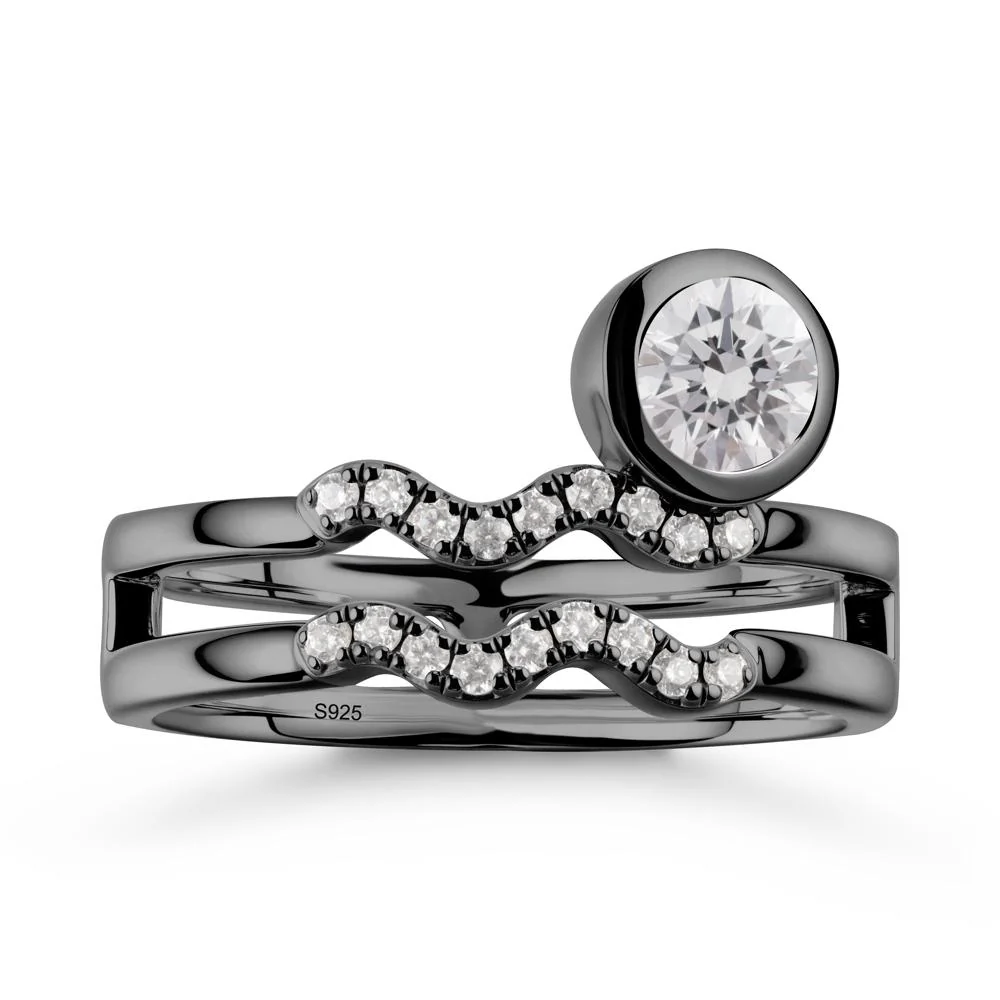 Aquarius Zodiac Diamond Ring -Innovative and Unique - Image 7