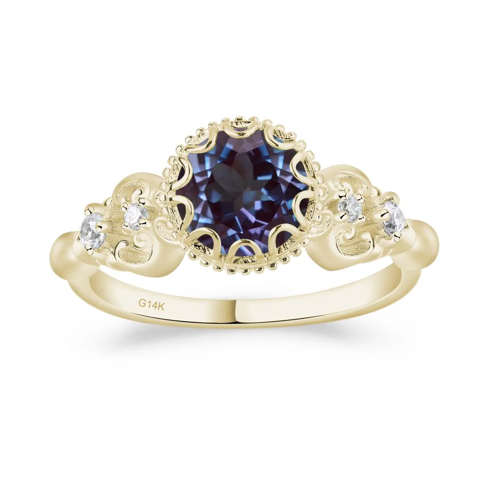 Vintage Style Alexandrite Ring - Image 4
