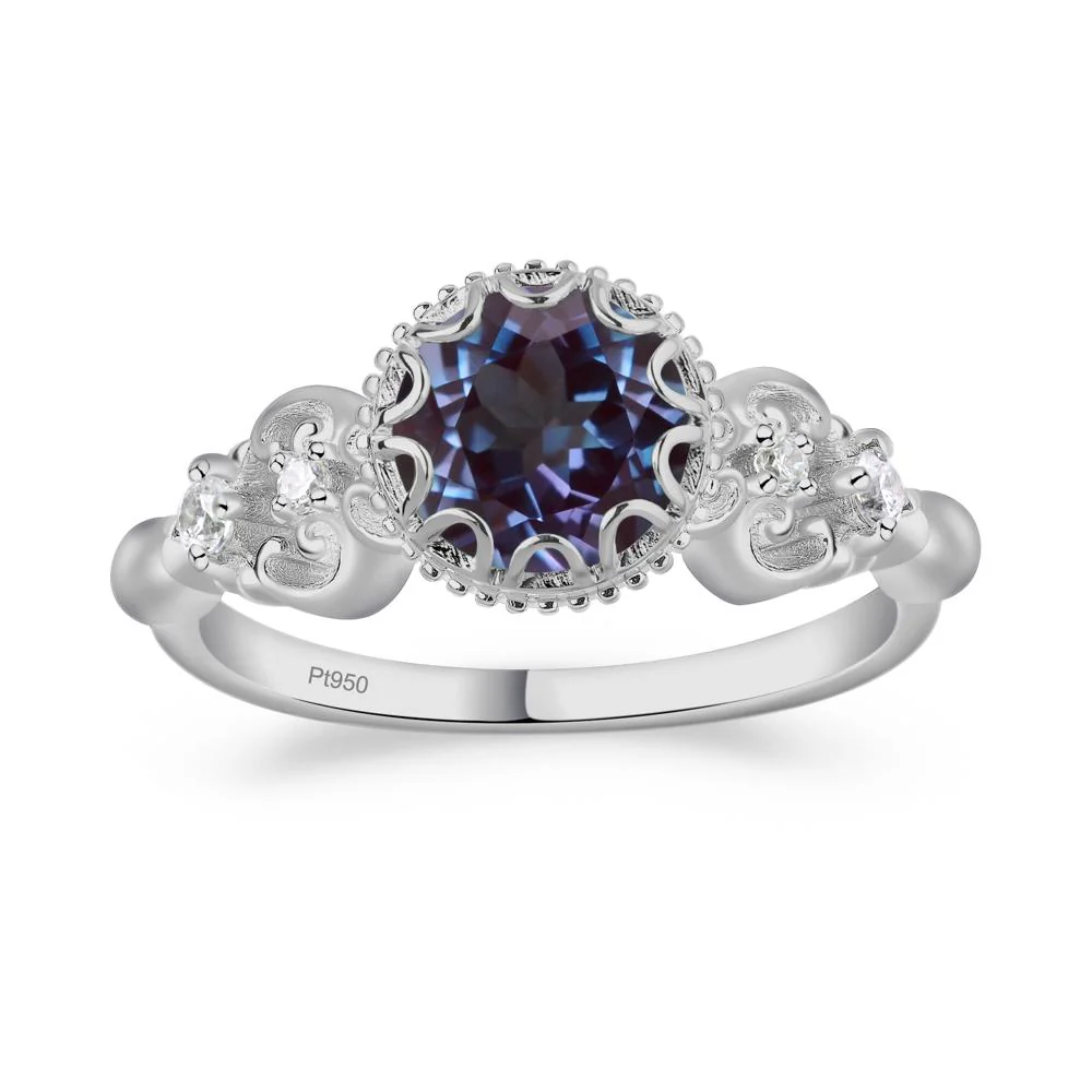 Vintage Style Alexandrite Ring - Image 6