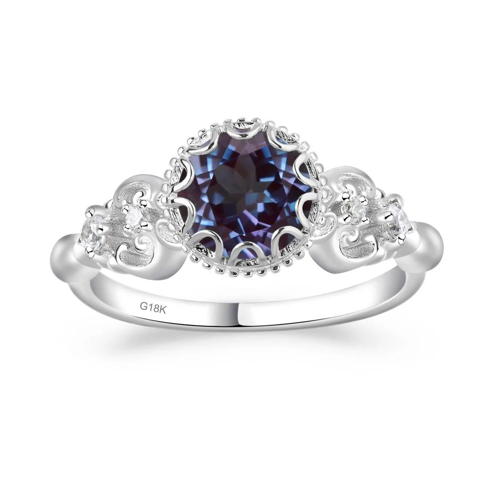 Vintage Style Alexandrite Ring - Image 7