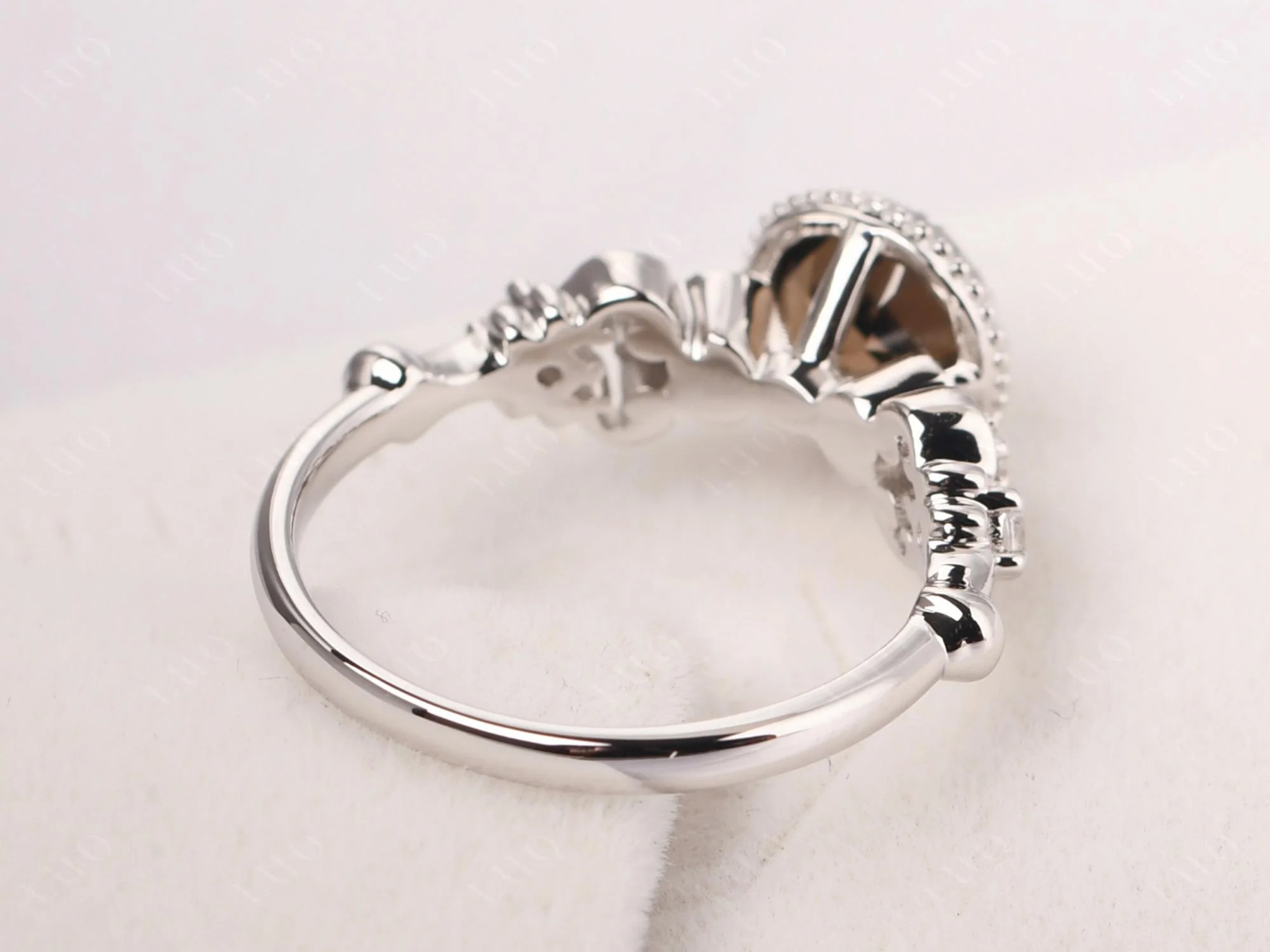 Vintage Style Smoky Quartz Ring - Image 12