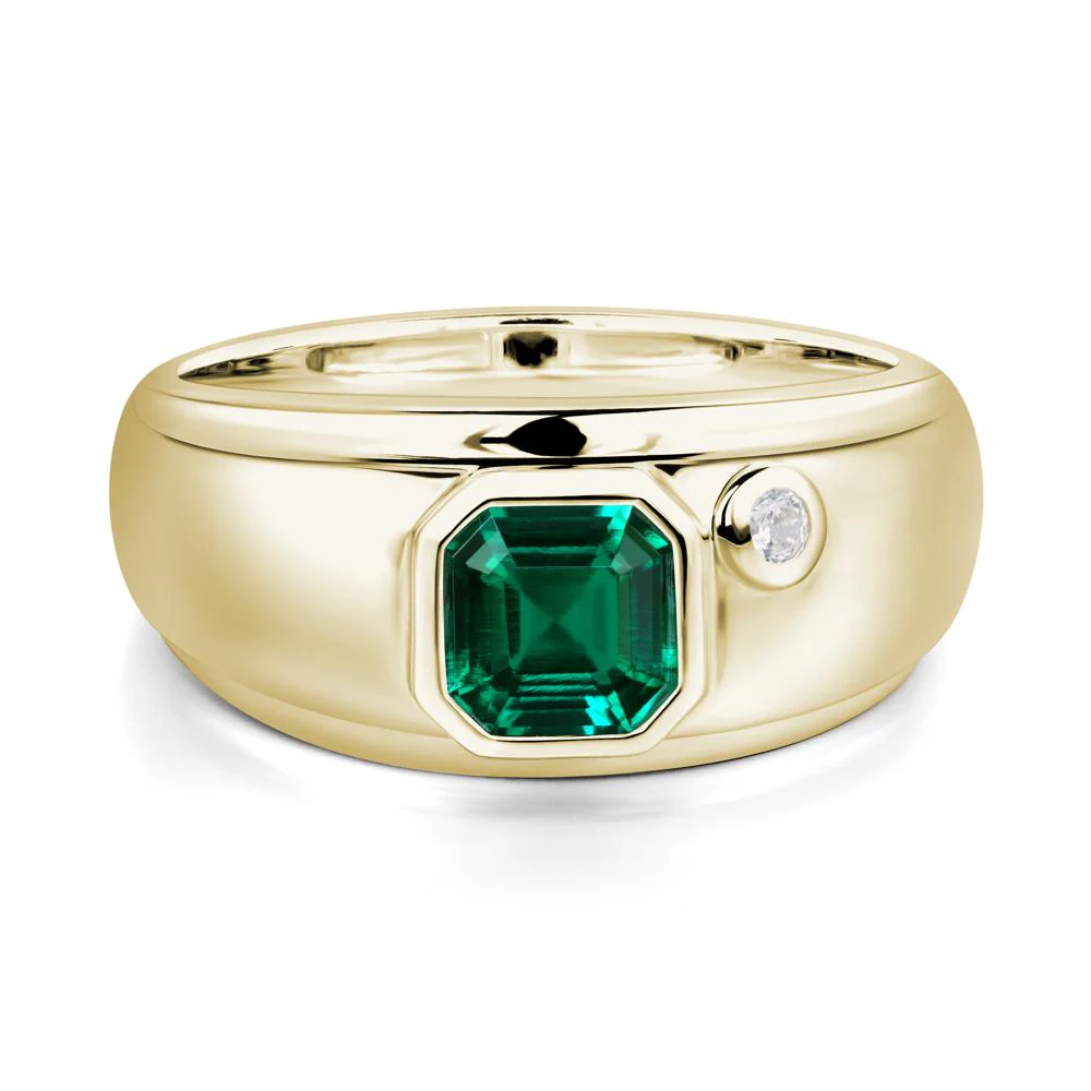 Men's Emerald Ring