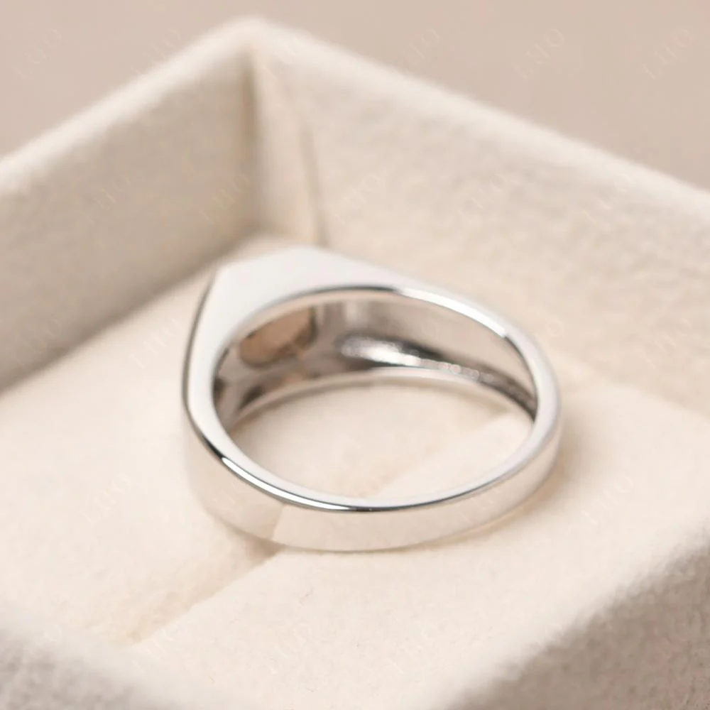 Smoky Quartz Unisex Engagement Ring - Image 12