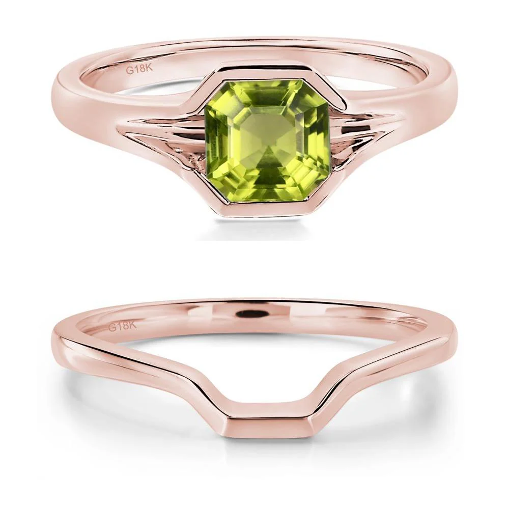Peridot Bezel Solitaire Ring - Image 17