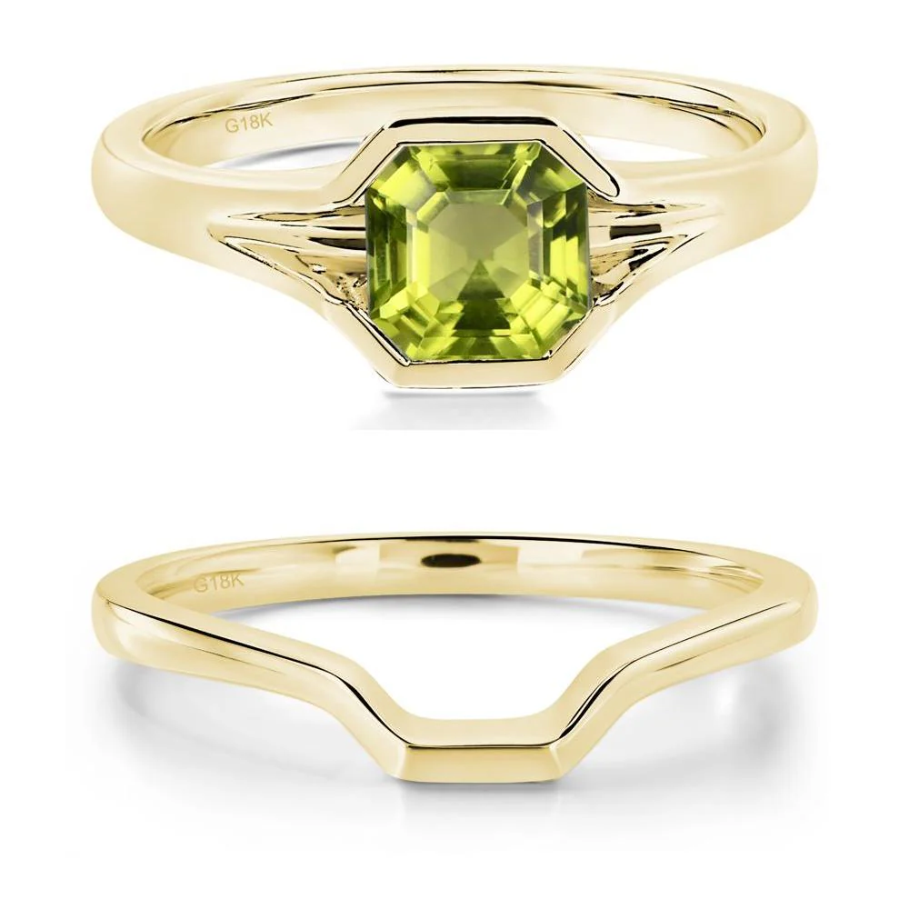 Peridot Bezel Solitaire Ring - Image 21