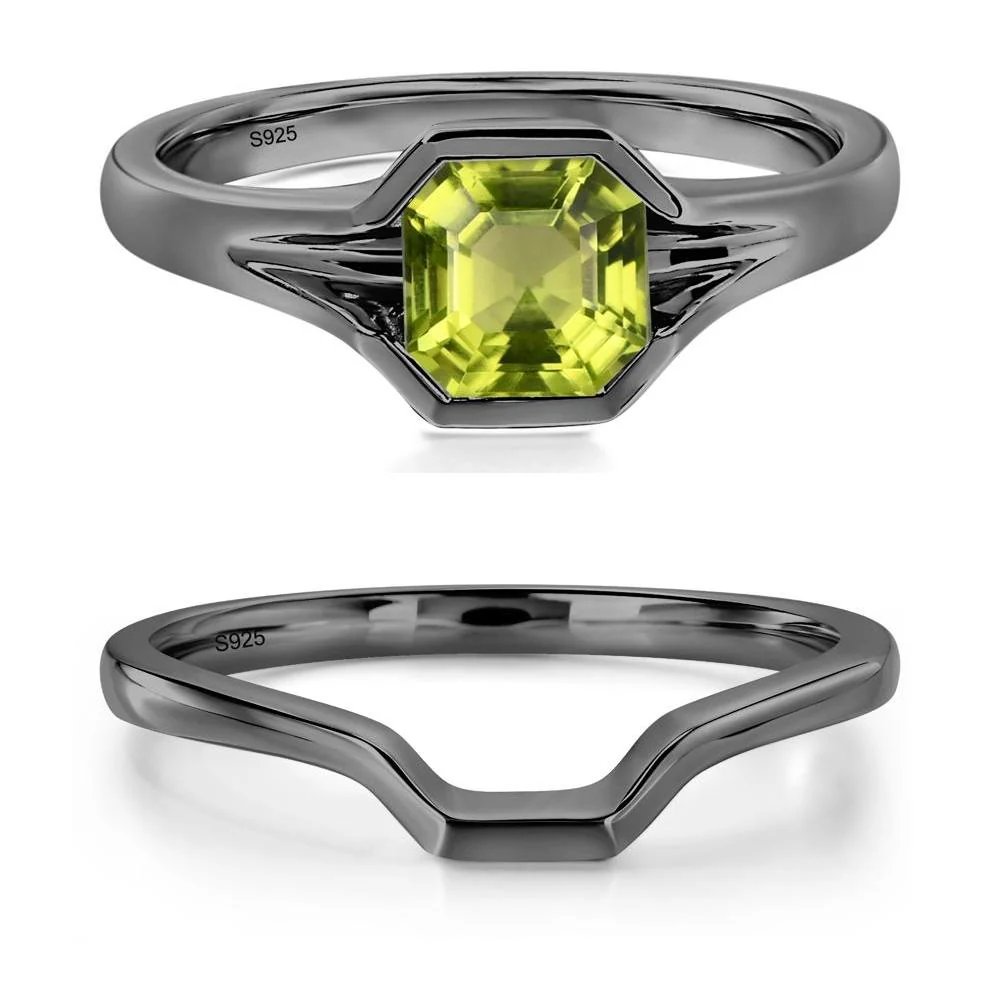 Peridot Bezel Solitaire Ring - Image 23