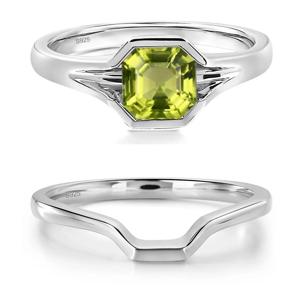 Peridot Bezel Solitaire Ring - Image 27