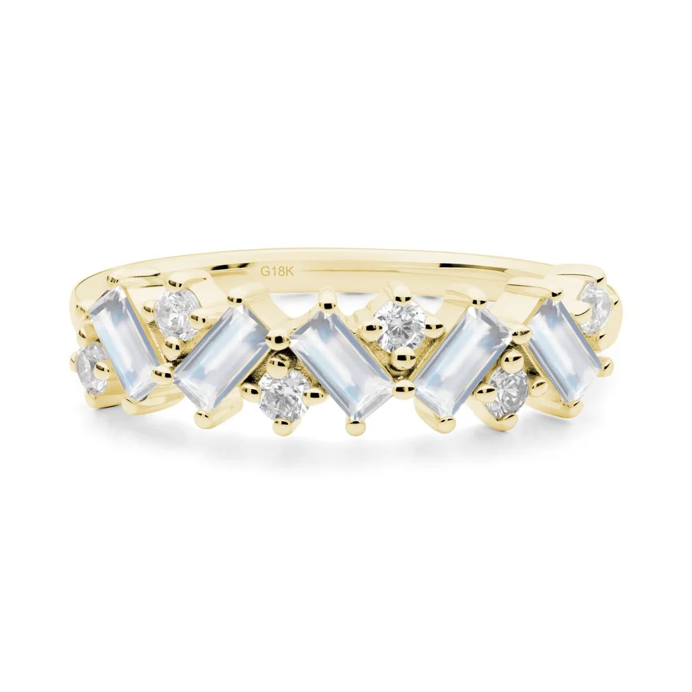 Baguette Moonstone Ring - Image 4
