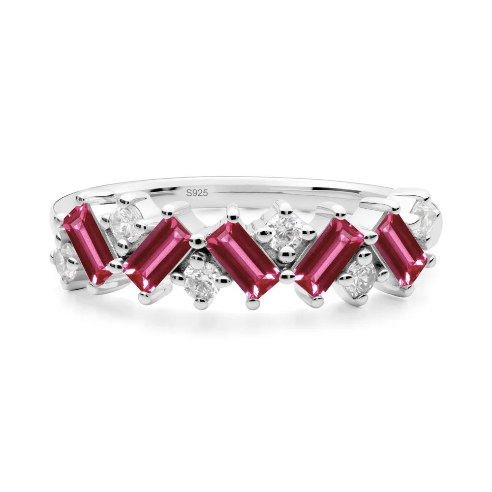 Baguette Ruby Ring - Image 4