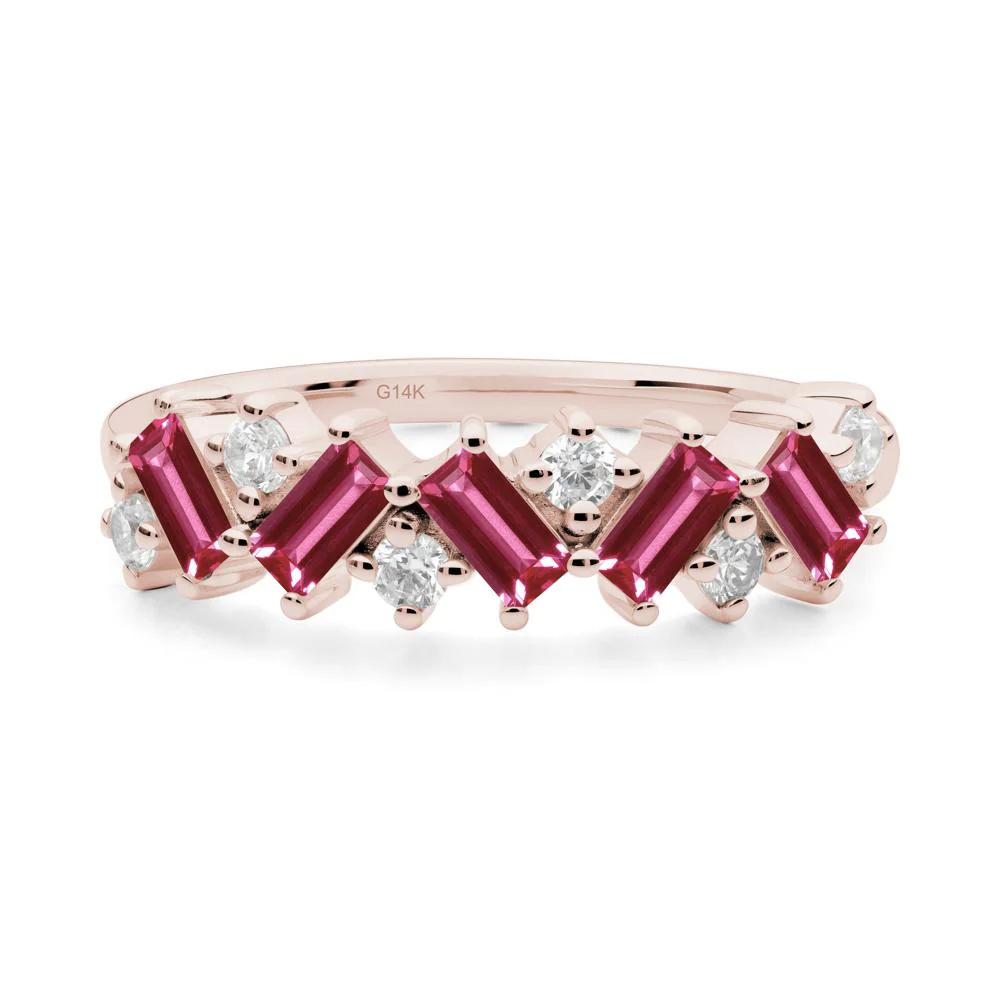 Baguette Ruby Ring - Image 9