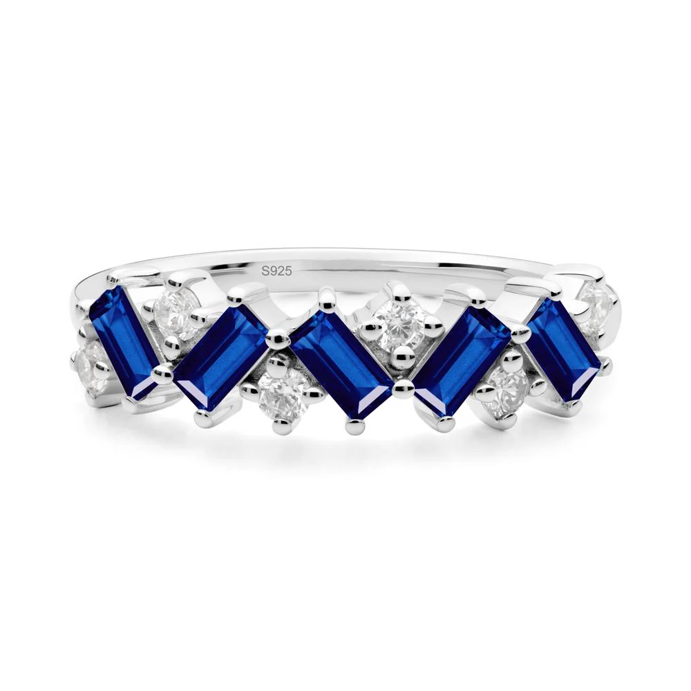 Baguette Sapphire Ring - Image 2