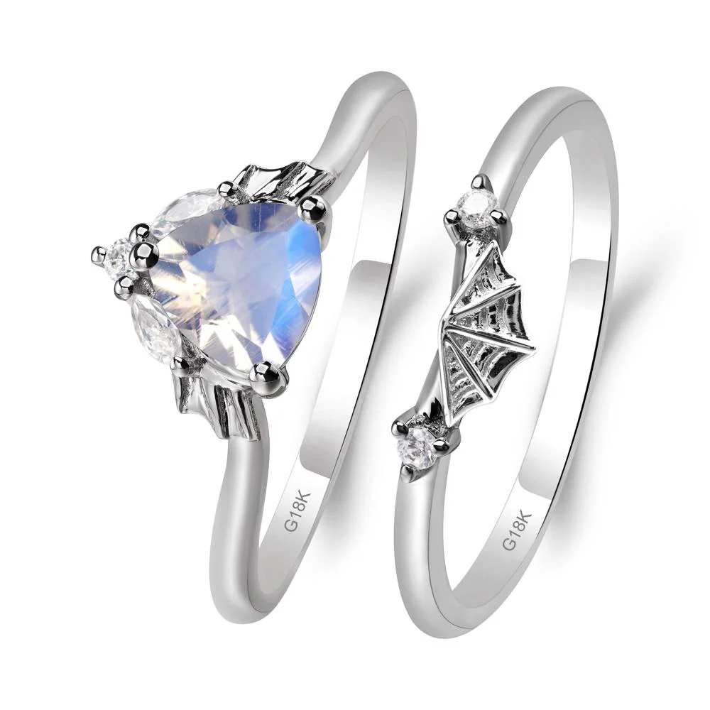 Moonstone Gothic Engagement Ring - Image 7