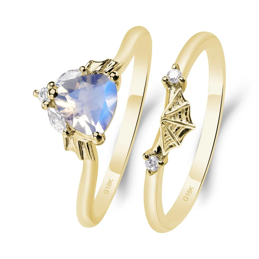 Moonstone Gothic Engagement Ring - Image 8