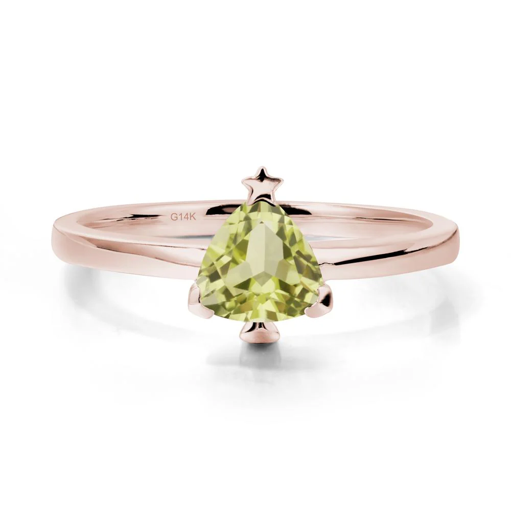 Bezel Minimalist Lemon Quartz Ring - Image 2