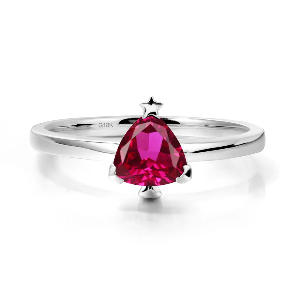 Bezel Minimalist Ruby Ring - Image 5