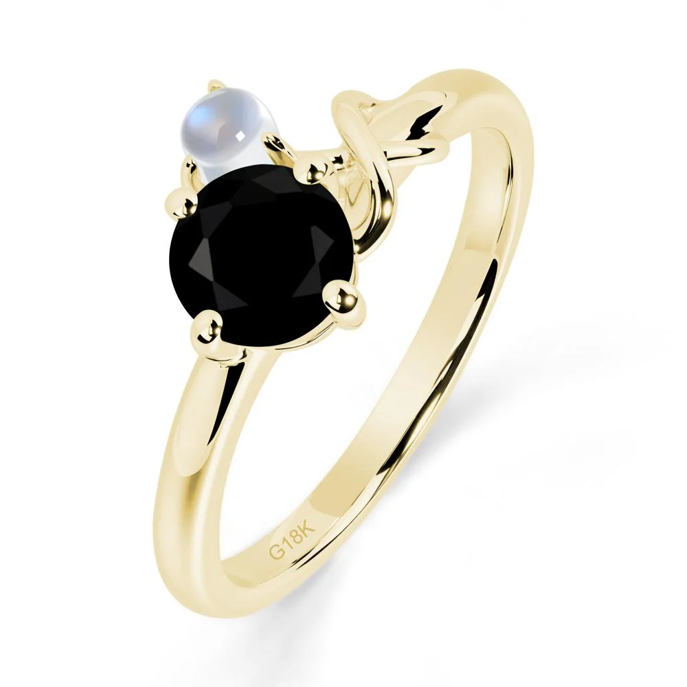 Black Spinel Infinity Symbol Ring - Image 7