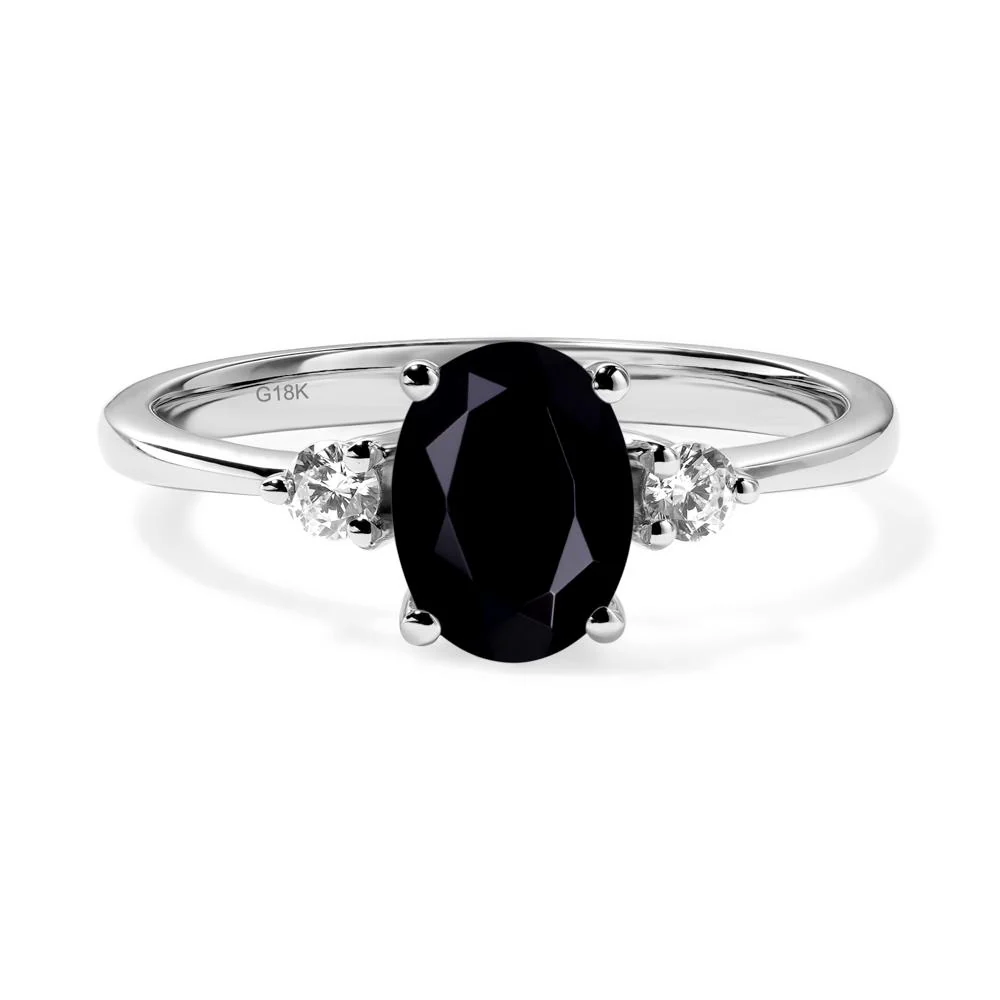 Trilogy Oval Black Spinel Ring - Image 6