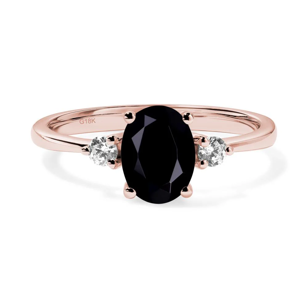 Trilogy Oval Black Spinel Ring - Image 8