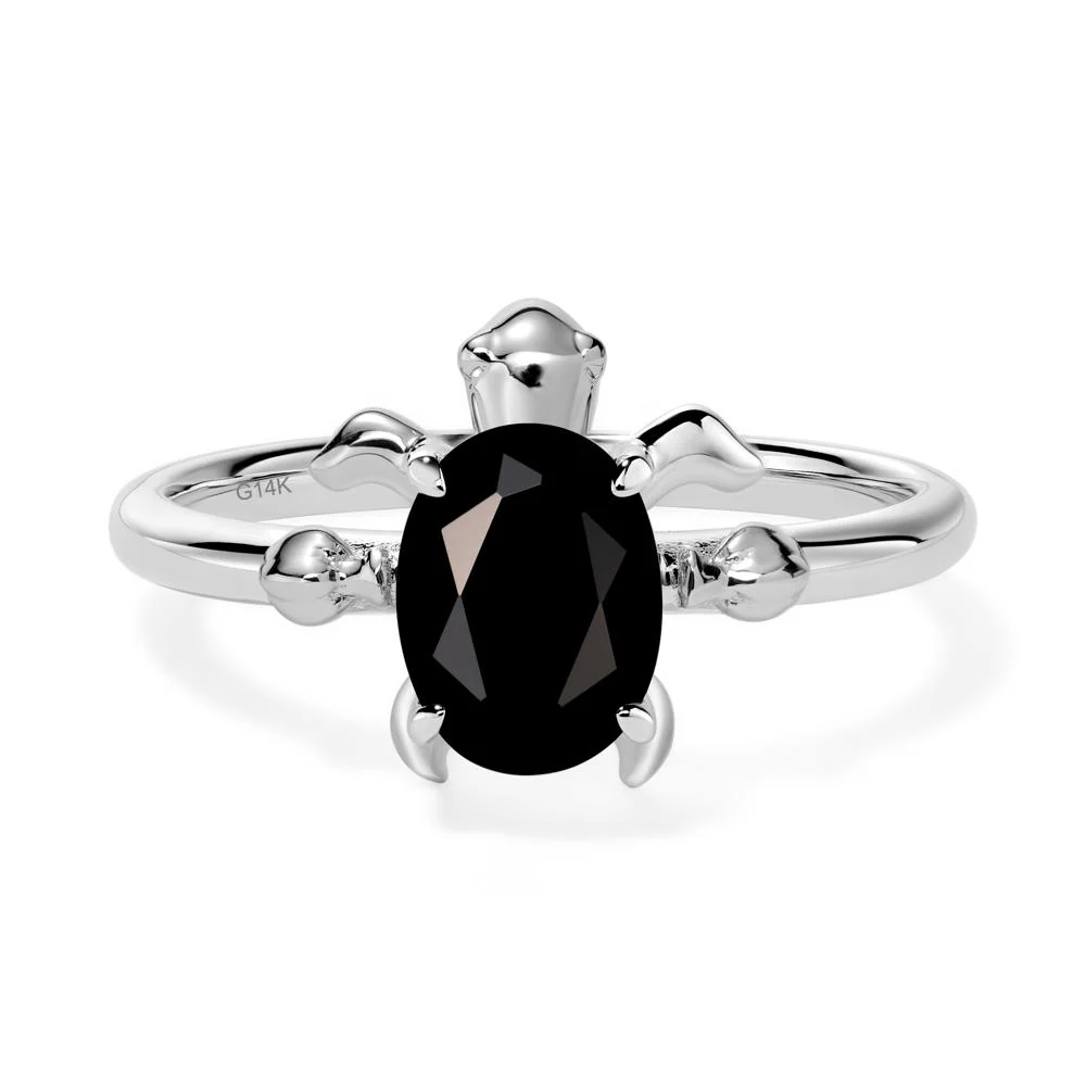 Black Spinel Sea Turtle Ring - Image 3