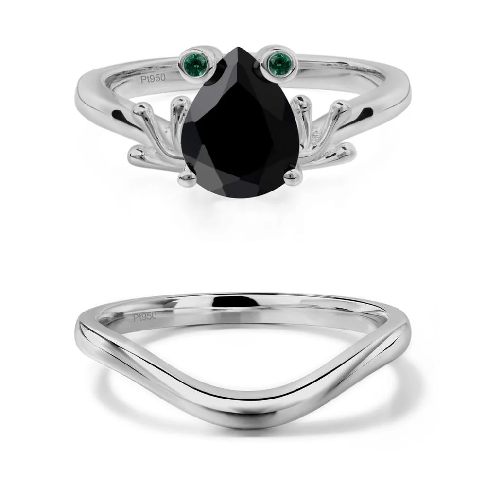 Black Spinel Frog Ring - Image 25