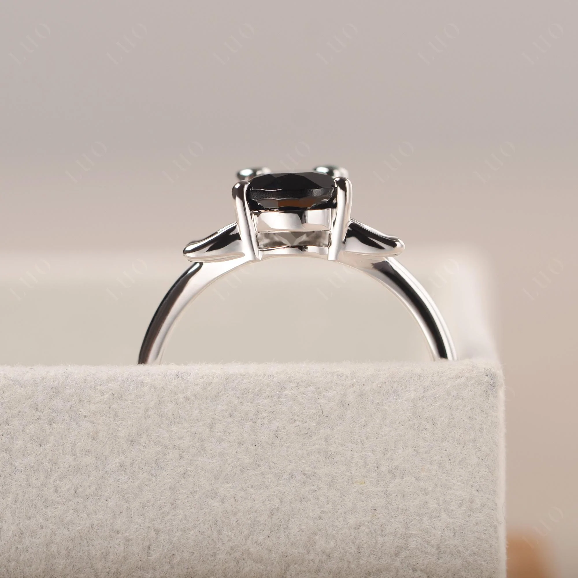 Black Spinel Frog Ring - Image 32