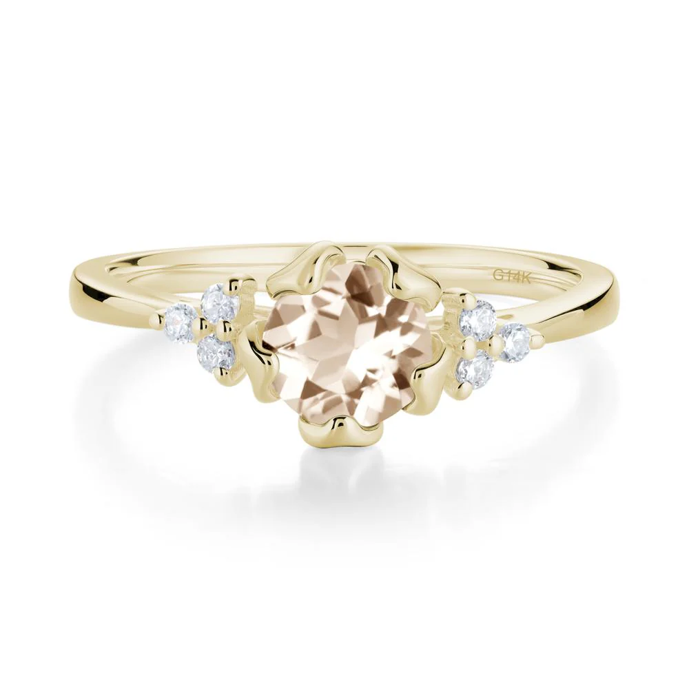 Blooming Morganite Flower Ring - Image 4