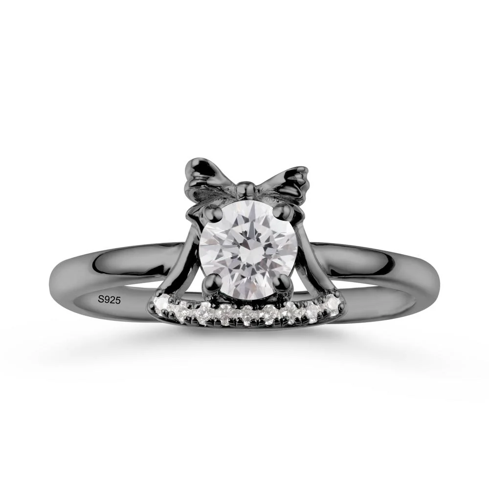 Bow Knot Round Diamond Ring - Image 7