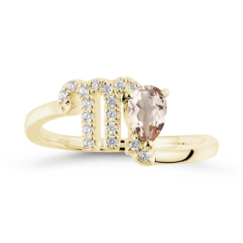 Bypass Morganite Ring In 14K Rose Gold - Image 6