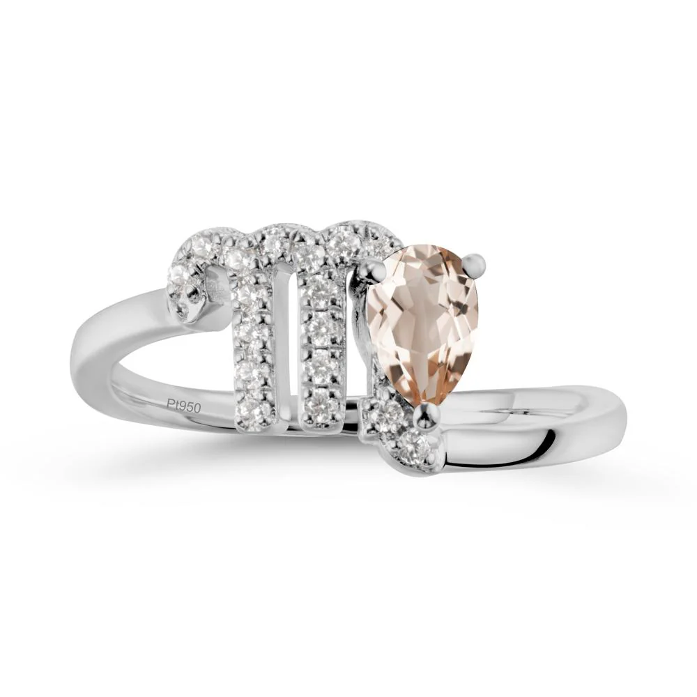Bypass Morganite Ring In 14K Rose Gold - Image 8