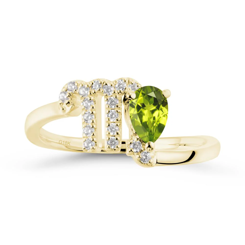 Bypass Peridot Ring In 14K Rose Gold - Image 7