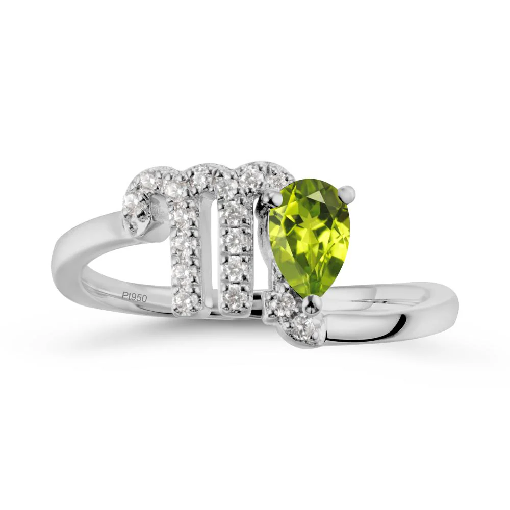 Bypass Peridot Ring In 14K Rose Gold - Image 8