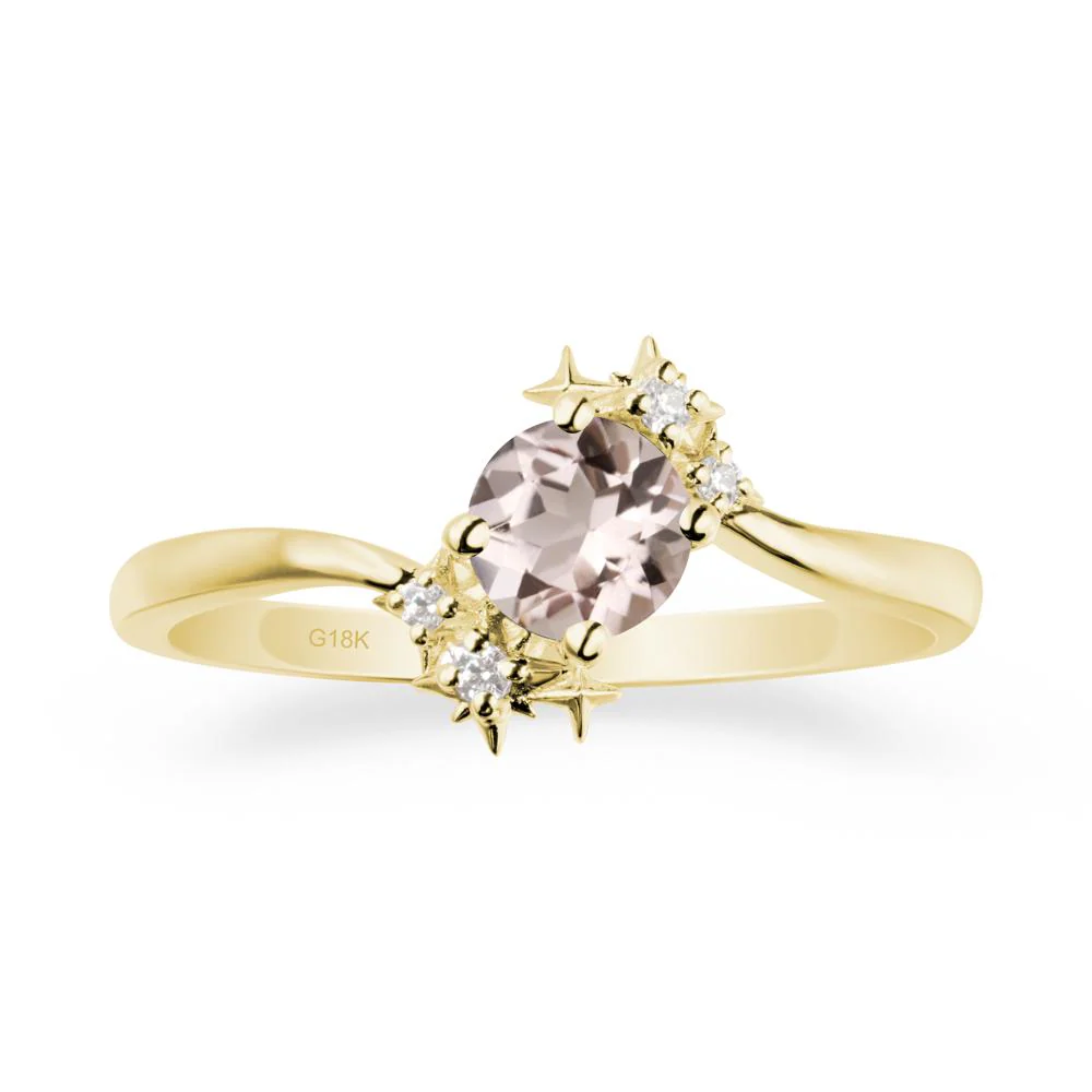 Bypass Round Morganite Statement Ring - Image 6