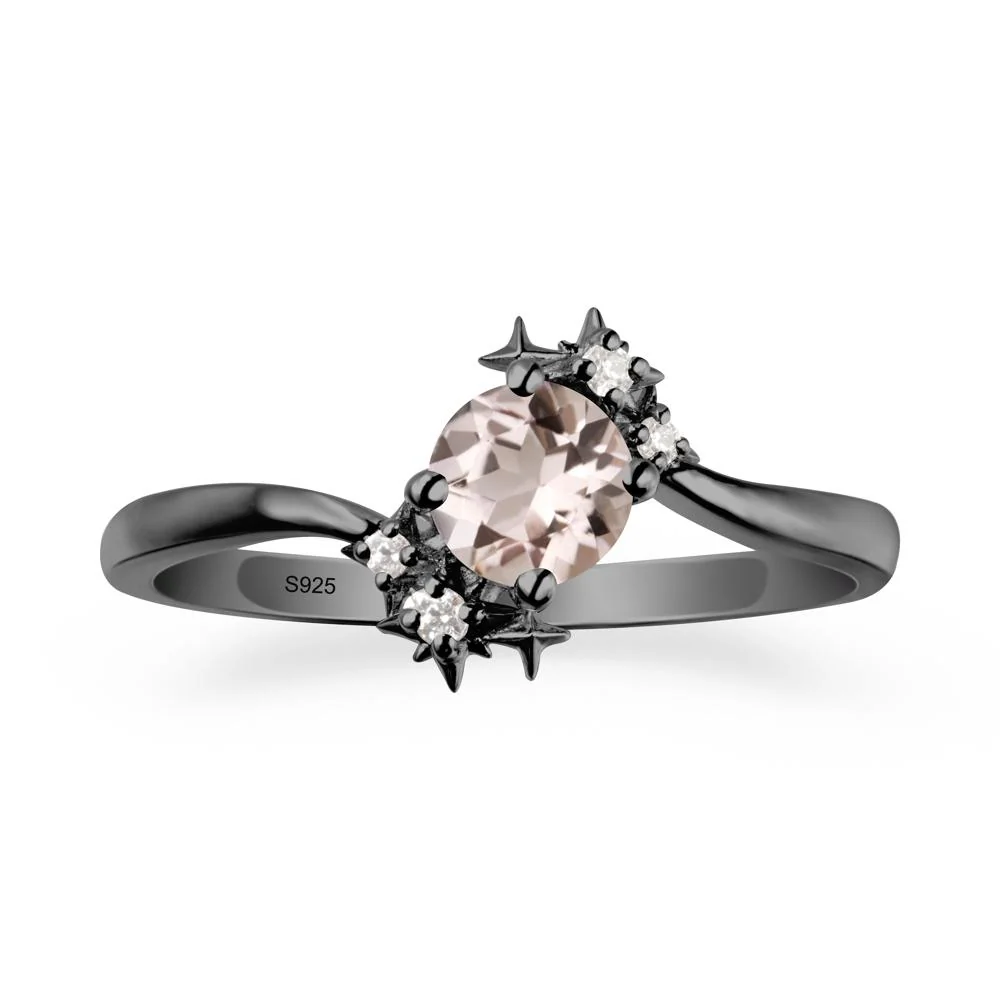 Bypass Round Morganite Statement Ring - Image 7