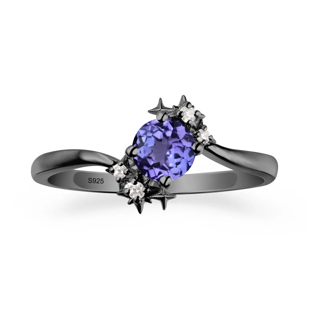 Bypass Round Tanzanite Statement Ring - Image 7