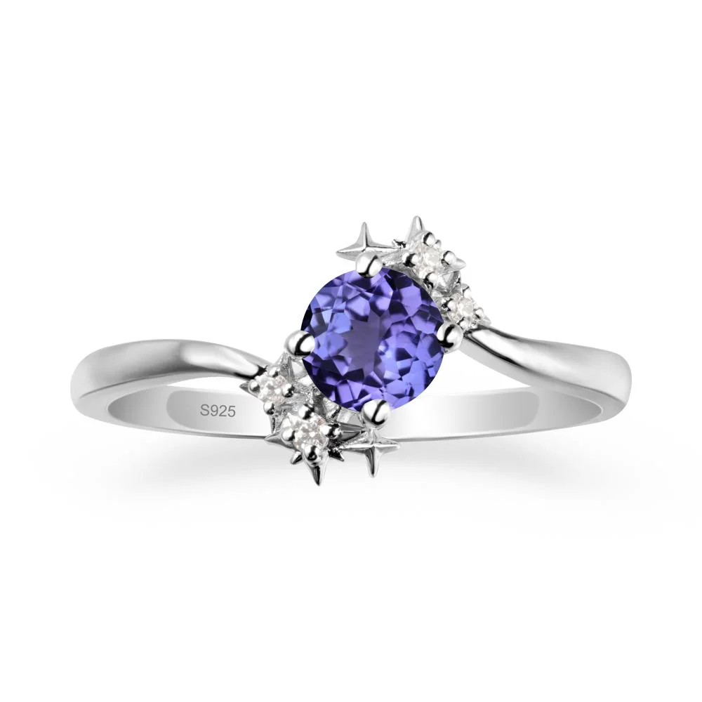 Bypass Round Tanzanite Statement Ring - Image 9
