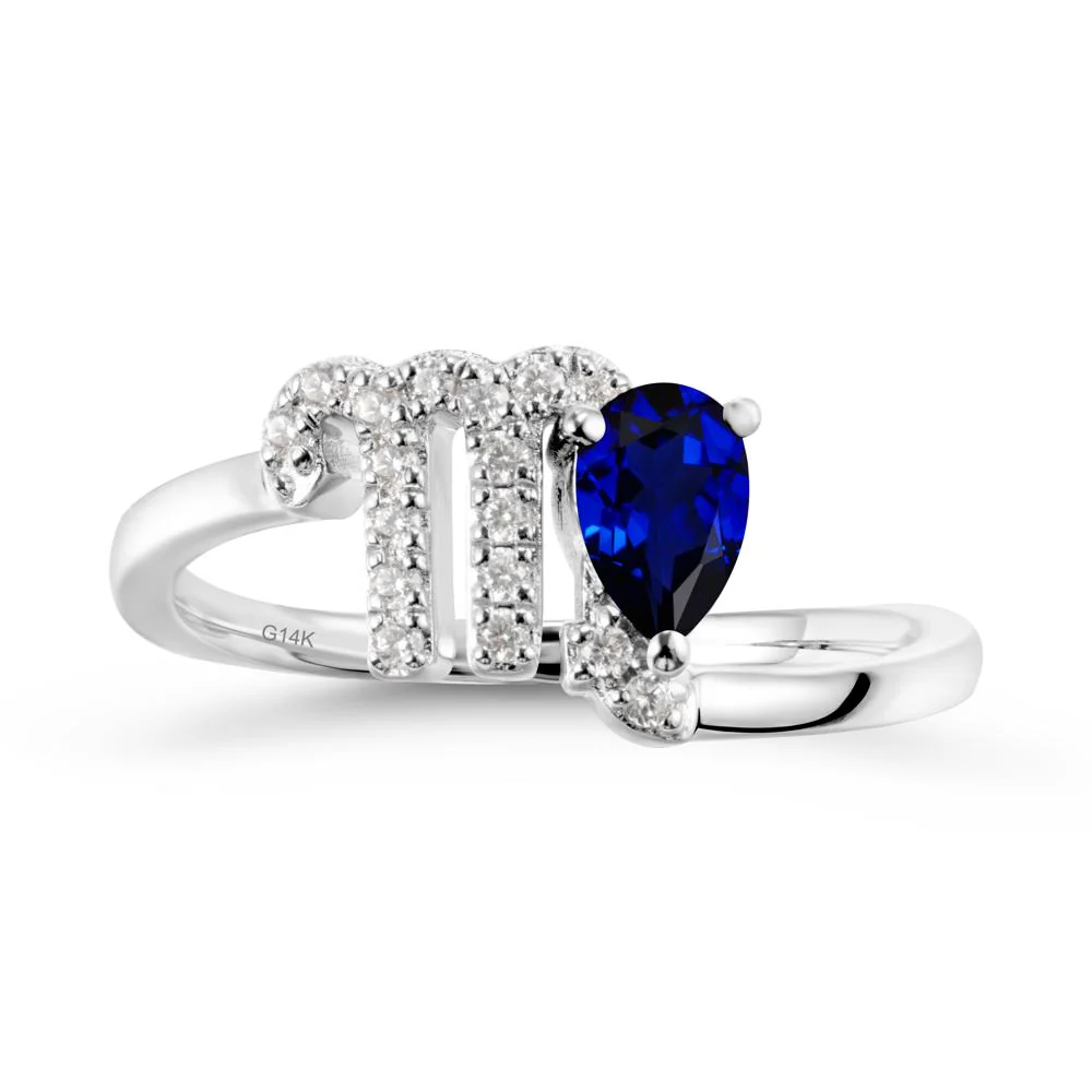 Bypass Sapphire Ring In 14K Rose Gold - Image 3