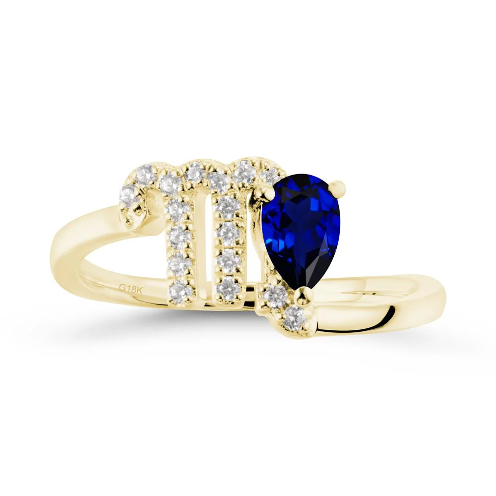 Bypass Sapphire Ring In 14K Rose Gold - Image 6