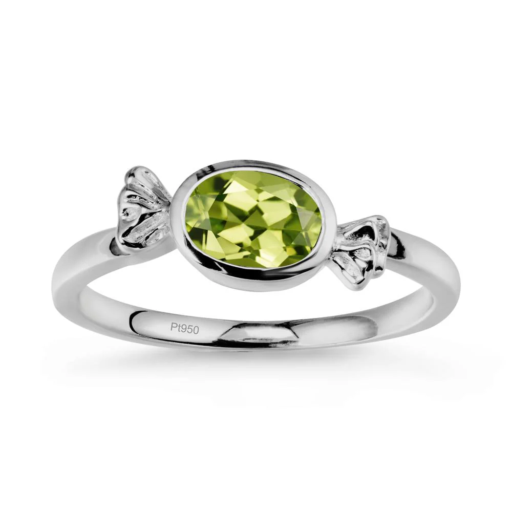 Candy Inspired Solitaire Peridot Ring - Image 8
