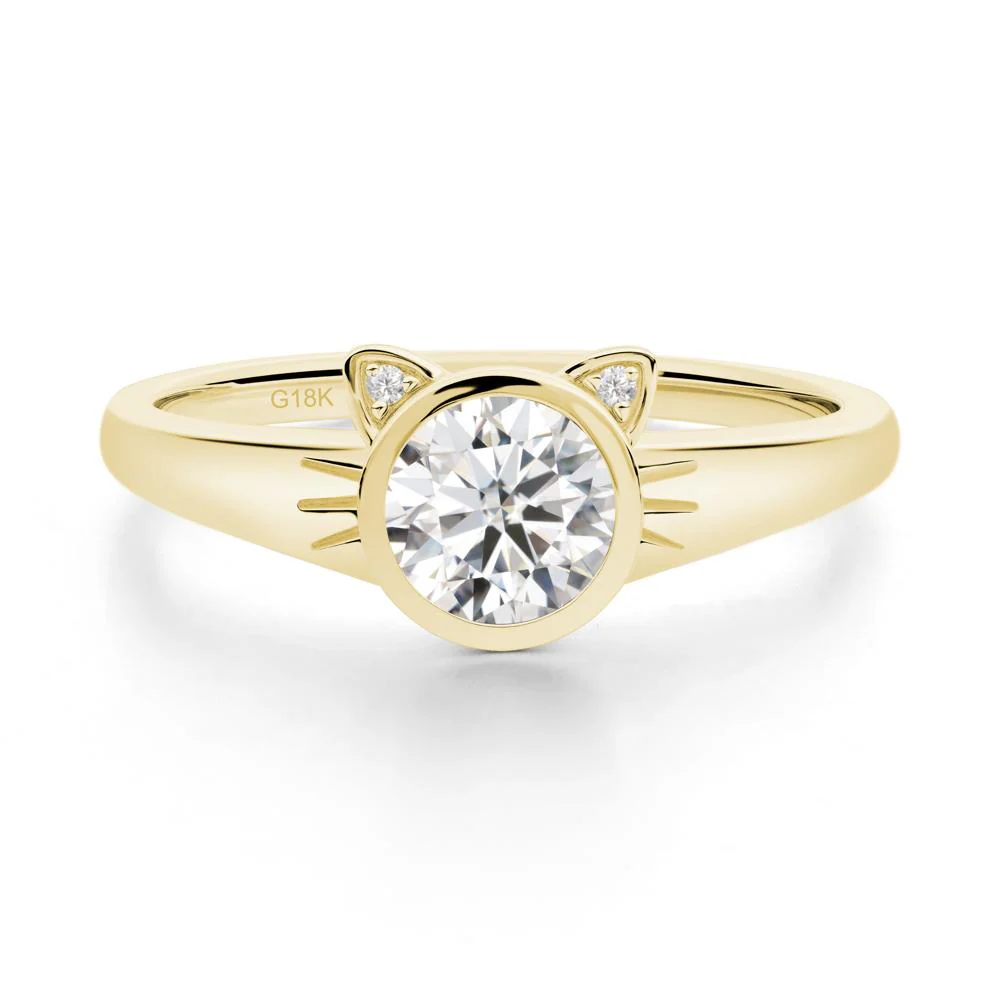 Car Ear Inspired Moissanite Ring - Image 3