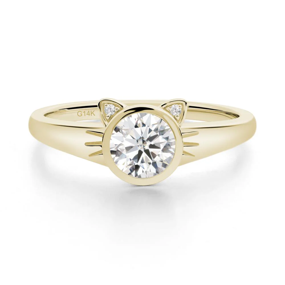Car Ear Inspired Moissanite Ring - Image 4
